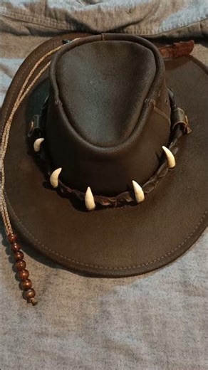 Crocodile Dundee Style Leather Bush Hat (Two)