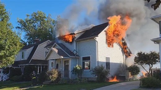 Several departments respond to house fire in St. Joseph, MI