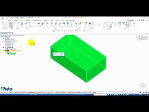 Solid Edge 2021 - Academic Edition - Izrada zadatka 1