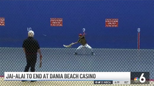 Jai-Alai to End at Dania Beach Casino