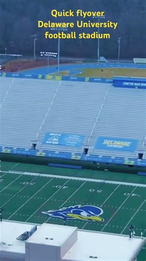 Autel Evo 2 University of Delaware football stadium flyover