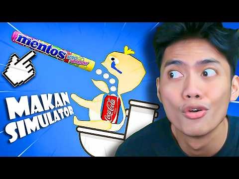 GAME SIMULASI MAKAN PALING NGUAWOR! Eating Simulator: Physics Food - Indonesia