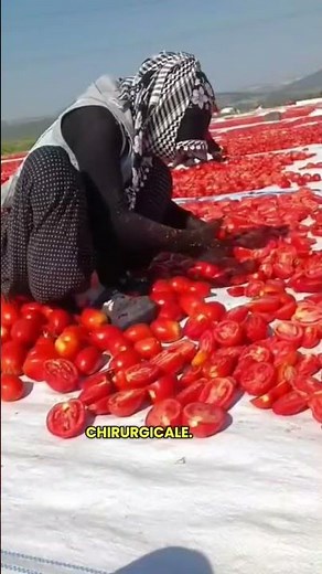 Découvrez le secret millénaire des tomates séchées au soleil. #tomates #récolte #fabrication