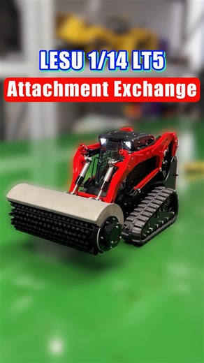 Just unlocked a new skill for the 1/14 LT5 hydraulic loader – swapped in a new attachment, and now it's a "cleaning pro"!🤣🤣#toucanhobby #scalemodel #rchobby #RCmodel #model #rc #rcloader #machine | LESU RC USA