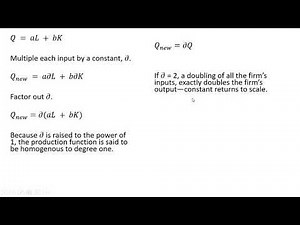Perfect Substitutes Production Function: Homogeneous to Degree 1