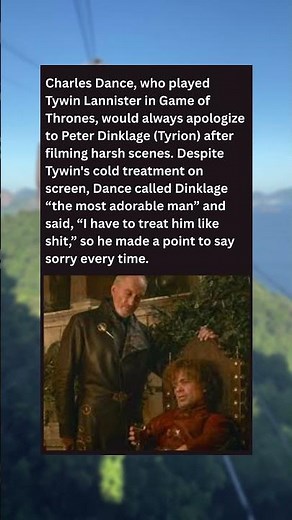 Charles Dance, who played Tywin Lannister