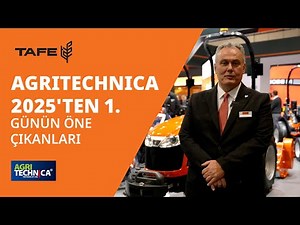 TAFE Traktör standının Agritechnica 2025'teki turu