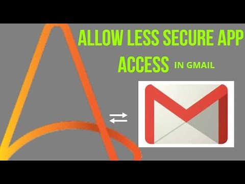 How to allow less secure app access in Gmail