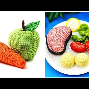 Amigurumi crochet patterns fruit ideas/Amigurumi vegetables & food crochet pattern