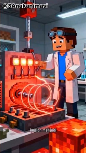 A Redstone Experiment Nearly Failed- Until Everything Worked! ⚡🔧 #minecraft #animation #ai