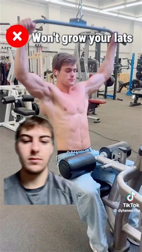 Do a horizontal pull of your choosing #pullup #latpulldown #gymtips #fyp