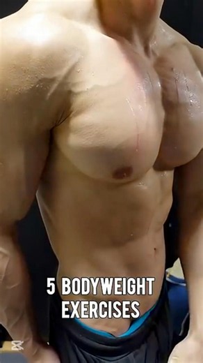 🔥5 Masculine Chest Bodyweight Exercise #shorts #ytshorts #youtubeshorts #youtube #vairal #aesthetic