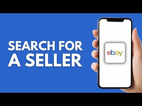 How to Search For a Seller on eBay App - Step by Step