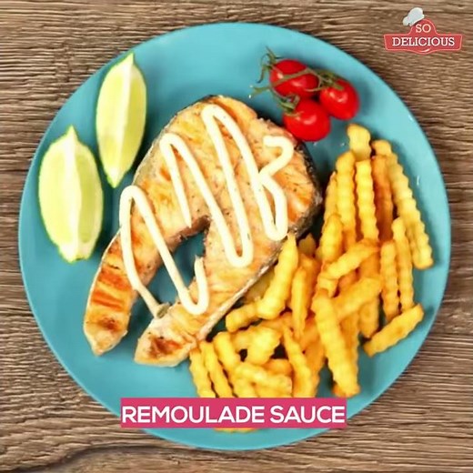 Grilled Salmon with French Fries
