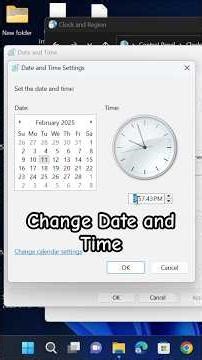 how to change date and time in pc 2026