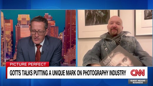 Celebrity photographer Andy Gotts puts his mark on portraiture