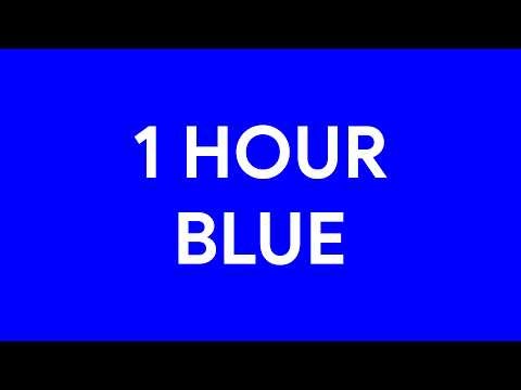 1 Hour Ambient Blue Screen • Relax • Screensaver [4K]