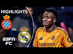 🚨 VINI JR. DISALLOWED GOAL 🚨 Espanyol vs. Real Madrid | LALIGA Highlights | ESPN FC