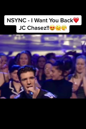 JC Chasez Curly Hair Era with Nsync - I Want You Back
