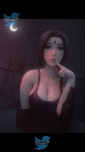 Raven en Acción: Animación 3D de DC Comics