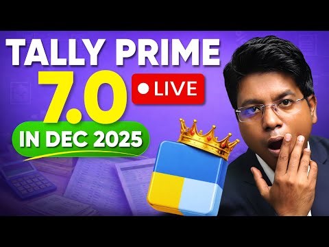 Tally Prime 7.0 Live December 2025 - What's New?