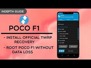 INSTALL OFFICIAL TWRP CUSTOM RECOVERY ON POCOPHONE F1 || ROOT YOUR POCO F1 WITHOUT DATA LOSS