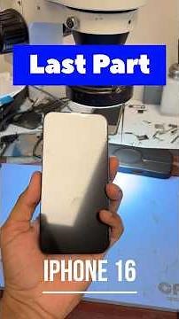 Fixing broken iPhone 16 Last part #iphone16#ios#iphone16promax #fixingiphone16