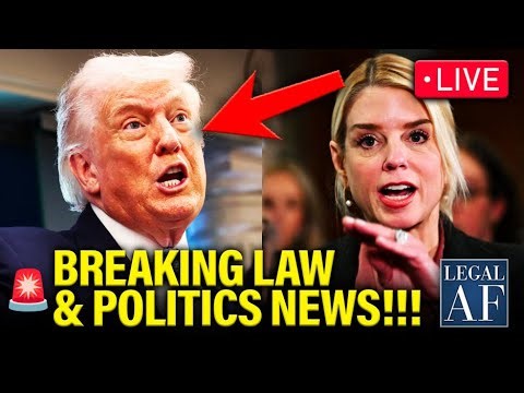 LIVE: Trump DOJ in FREE FALL as Bondi Tries to RUN from EPSTEIN Subpoena | Legal AF