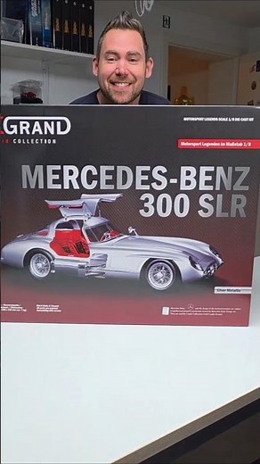 The legend begins✨️ building the Mercedes-Benz 300 SLR Uhlenhaut Coupé in 1:8 by LeGrand