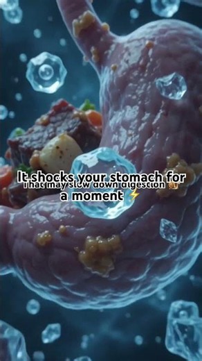 What Happens If You Drink Cold Water Right After Eating? (Body Science)