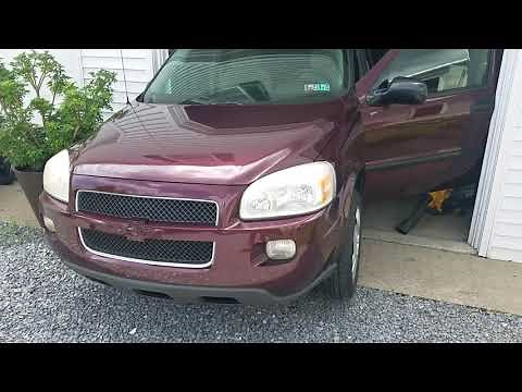 2008 Chevy Uplander Parking Brake Adjustment