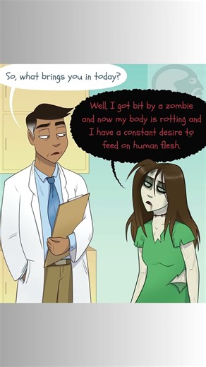 Zombie life( part 3) _ Comic dub_@pizzacakecomic