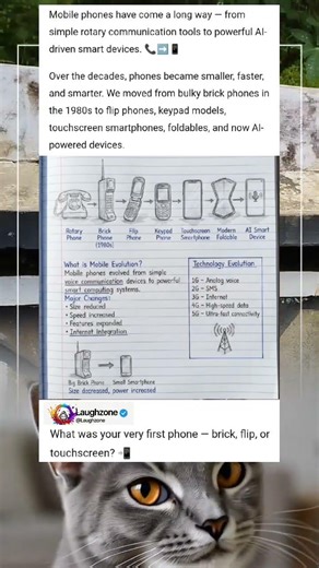 The Evolution of Mobile Phones: From Rotary to AI Smart Devices!#fun #jokes #history #knowledge