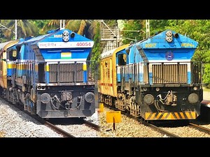 [10 in 1] WDP-4B DIESEL LOCOMOTIVES !! Indian Railways