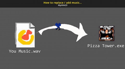 How to replace / add music in Pizza Tower Tutorial for Pizza Tower | PT Tutorials