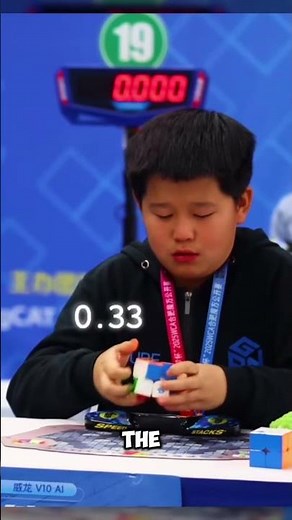 World record 2x2 Rubik’s cube it’s incredible 😳#shorts #rizkigameon