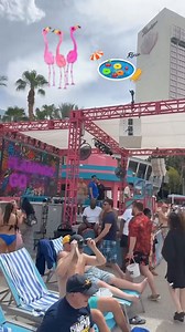 Flamingo Go pool party #lasvegas | Japs Uflo