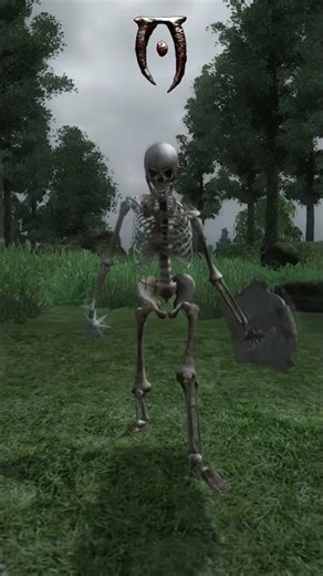 EVOLUTION of Skeleton Banging Shield💀 #shorts #meme #memes #fyp #skeleton #skyrim #funny #gaming
