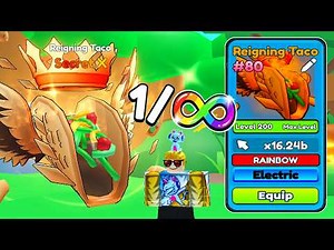 I MADE THE STRONGEST SECRET X TACO in Tap Simulator