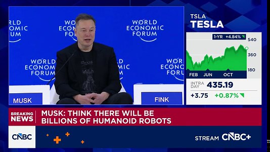 Elon Musk: My prediction is that there will be more robots than people