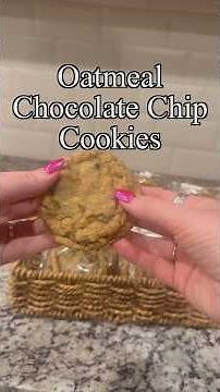 Soft & Chewy Oatmeal Chocolate Chip Cookies