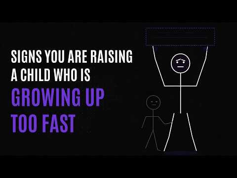 Psychology Says: Your Child Might Be Growing Up Too Fast