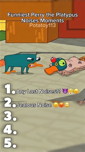 Funniest Perry the Platypus Noises Moments 🦆🗣🕵‍♂️🤣(no.3 Perry became Sassy!! 😭💅)