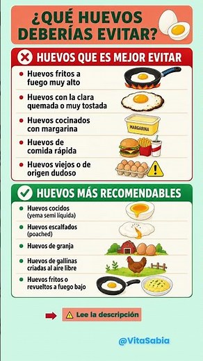 ¿QUÉ HUEVOS DEBERÍAS EVITAR Y CUÁLES COMER?