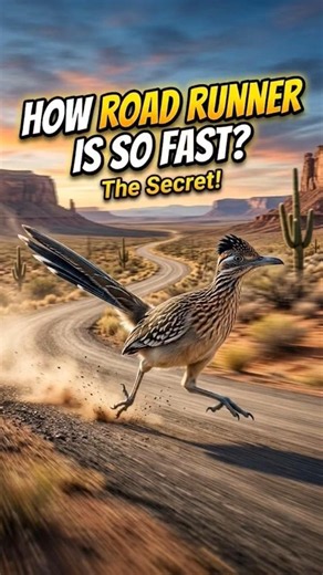 How Is The Road Runner SO FAST? 🏃‍♂️💨 #roadrunner#shorts