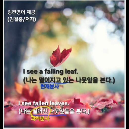 현재분사, 과거분사 사용방법 특강 (링컨영어제공)