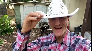 blinkee White Light Up Cowboy Hat - LED Light Hat for Women and Men