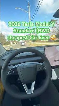 2026 Tesla Model Y Standard (RWD review #tesla #standard #fsd