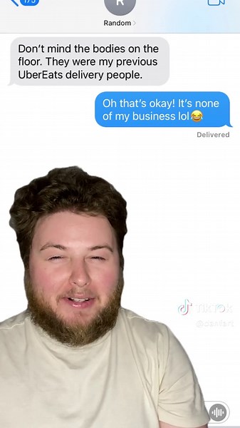 UberEats Delivery GONE WRONG!!!😱 *Texting Random Numbers!* In this Texting Random Numbers, I pretend to deliver a stranger’s order from UberEats. Unfortunately, I find myself in a pretty dangerous situation. Will I survive? Doubt it 😳 #comedy #viral #textingstory #prank