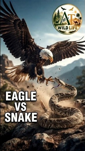 Eagle vs Snake — The Sudden Strike #wildlife #nature